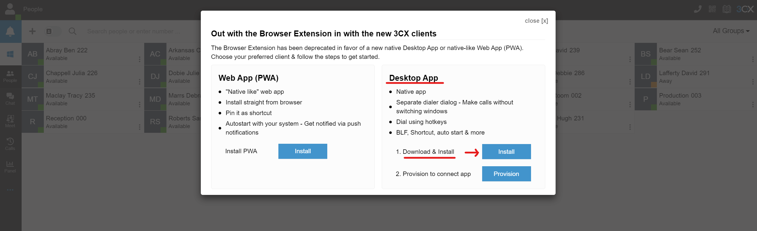 How do I install the new 3CX Desktop Application? – Autumn Graphics